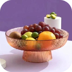 مزایای سینی میوه های شیشه ای